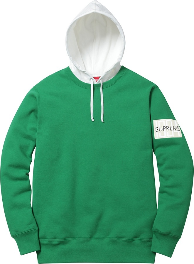 2-Tone Hooded Crewneck Sweatshirt view 2